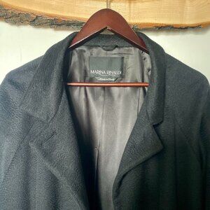 MARINA RINALDI Double-Faced Alpaca Coat